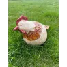Figurka ceramiczna ręcznie wykonana kura dekoracja do domu